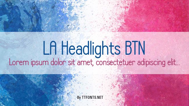 LA Headlights BTN example